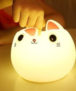 Cute Cat Silicone LED Lamp