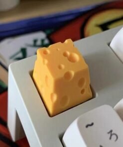 Cute Personality Resin Cheese Key Cap