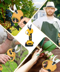 • DENX Electric Pruning Machine - مقص تقليم الاشجار كهربائي لاسلكي ضمان عام