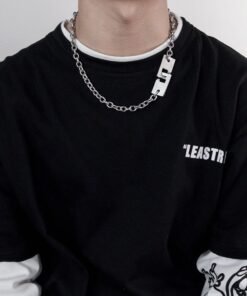Dark Style Necklace Ins Personalized Hip Hop Pendant