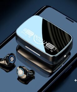 Digital Display TWS Wireless Mirror Touch Bluetooth Headset