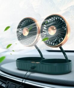 Double-Headed Hose Small Fan Usb Car Interior Creative Automotive Accessories