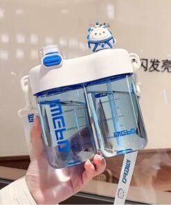 Dual Straw Water Bottle