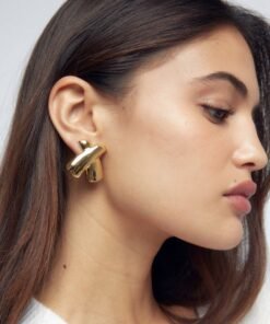 Earrings Chubby Cross X-shaped Stud Earrings Simple Earrings
