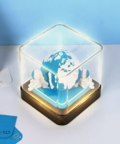 Earth Calendar Light Panoramic 3d Three-dimensional Creativity Paper Carving Desk Calendar Sticky Notes