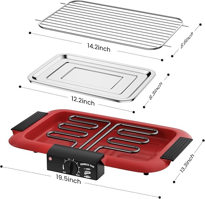 Electric BBQ Grill Ⓢ - الصورة 5