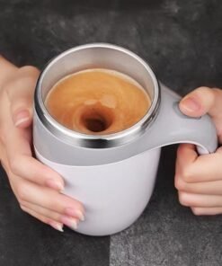Electric Stirring Cup Full-automatic Magnetic Rotating Coffee Mug Charging