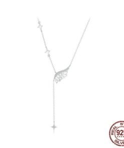 Entry Lux Elegant Temperamental Sterling Silver Clavicle Chain