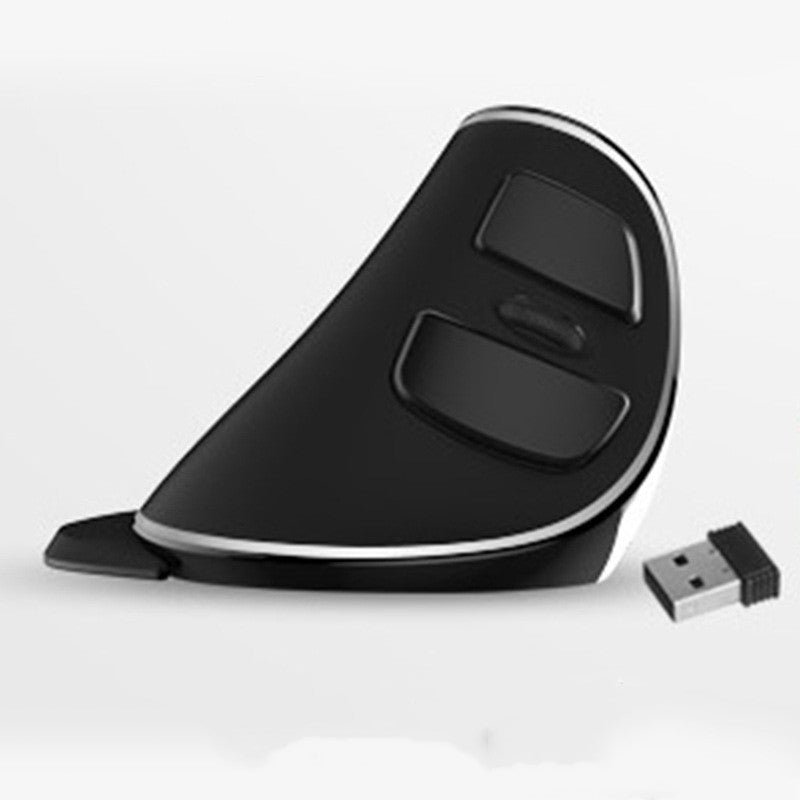 Ergonomics Vertical Gaming Mouse 6 Buttons Wired Wireless Right Hand Mice for PC Laptop Computer - الصورة 4