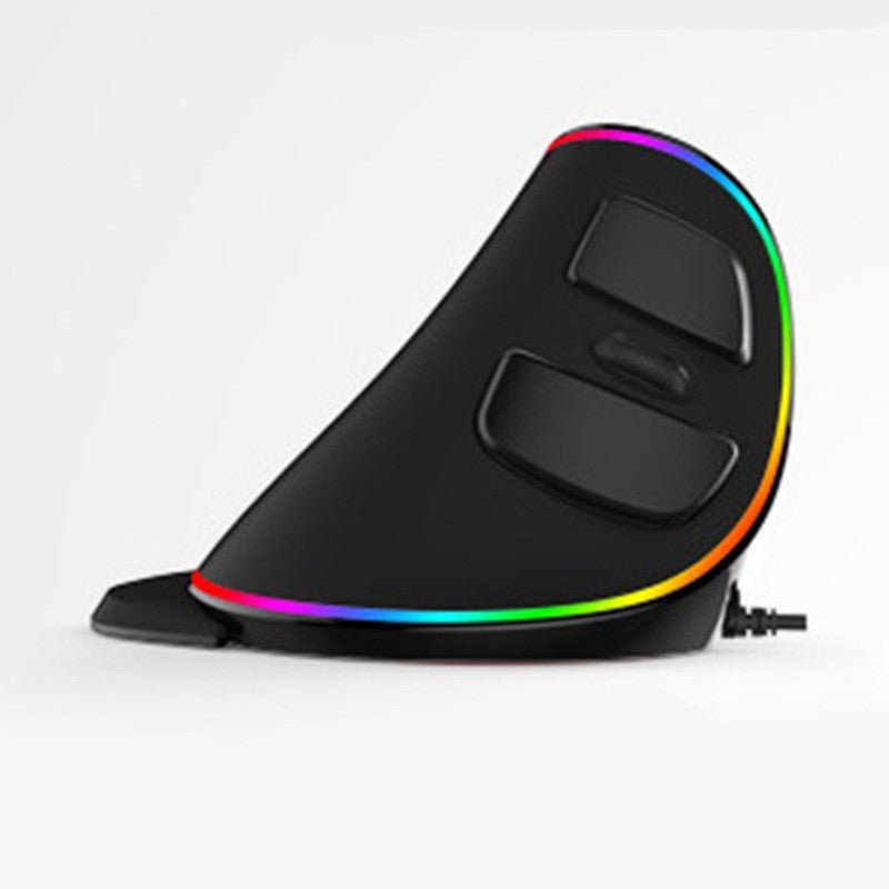 Ergonomics Vertical Gaming Mouse 6 Buttons Wired Wireless Right Hand Mice for PC Laptop Computer - الصورة 2