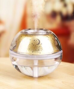 Essential Oil Diffuser LED Projector Light Crystal Night Lamp