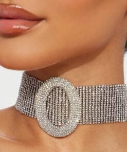 European And American Fashion Rhinestone Clavicle Chain Sweet Cool Simple Necklace