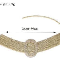 European And American Fashion Rhinestone Clavicle Chain Sweet Cool Simple Necklace