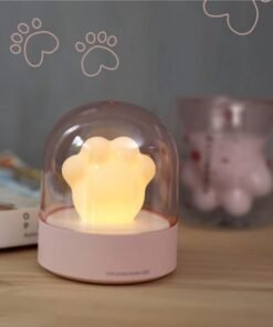 Exquisite Night Light Cat Paw Light USB Charging Music Box Warm Musical Lamp Cats Paw Lamp For Kids Children Gift Desktop Decor