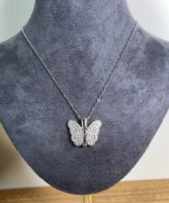 Fashion Jewelry Butterfly Necklace Female Pendant Titanium Steel Clavicle Chain