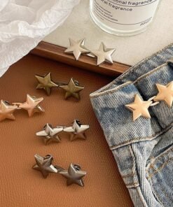 Five-pointed Star Belt Buckle Pants Waist Of Trousers Tightening Artifact