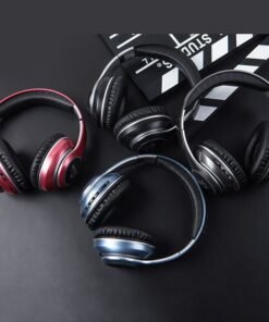Folding LED Wireless Over-Ear Bluetooth Sports Headphones