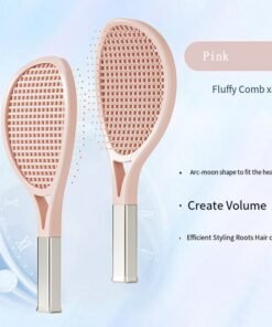 Hair Comb Tennis Racket Fluffy Combs High Skull Top Hair Artifact Airbag Cushion Massage Comb Barber Tools Hair Detangler Hairbrush For Thick Hair Self Cleaning Curly Hair Brush For Curly Hair