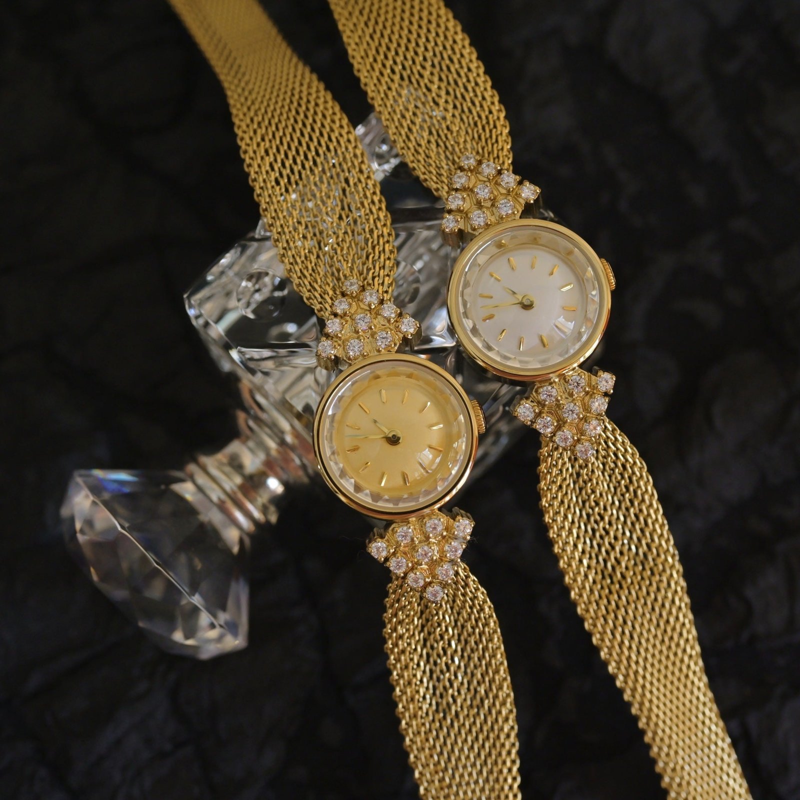 Jewelry Vintage Watches Kaleidoscope Diamond Quartz Women's Watch - الصورة 2