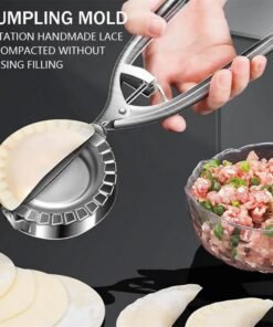 Kitchen Dumpling Mold Stainless Steel Dumpling Machine Pressing Home Baking Tool Skin Press Tool Dumpling Noodle Manual Kitchen Gadgets