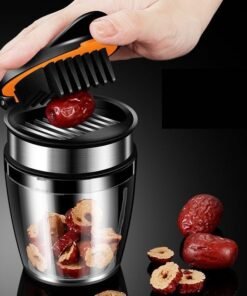 Kitchen Gadget With Integrated Fruit Cutter