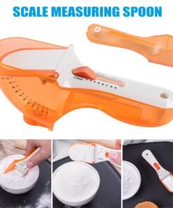 Kitchen Gadget With Magnet Adjustable Seasoning Measuring Spoon