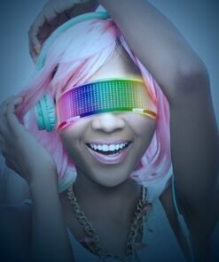 LED Display Glasses For Dj Music Party
