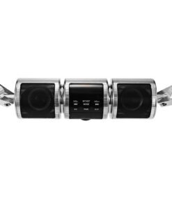 Motorcycle MP3 Music Player Speakers Motorbike Bluetooth Stereo Speaker FM Radio Waterproof Adjustable Bracket Audio Player