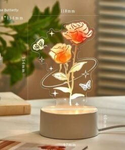 Never-fading Rose Night Light Rechargeable