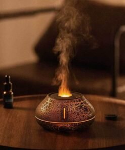 New Humidifier Colorful Simulation Flame Aroma Diffuser Desktop Creativity Humidifier For Home Room