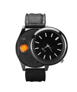 New Military USB Lighter Watch Men's