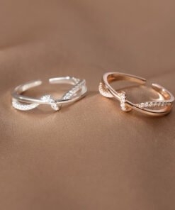 New Simple Hollow Double-layer Diamond Winding Knotted Ring