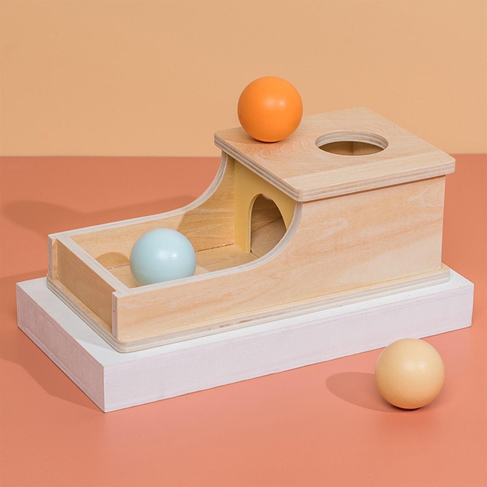 New Wooden Montessori Teaching Aids Sensory Training Target Box Toys - الصورة 4