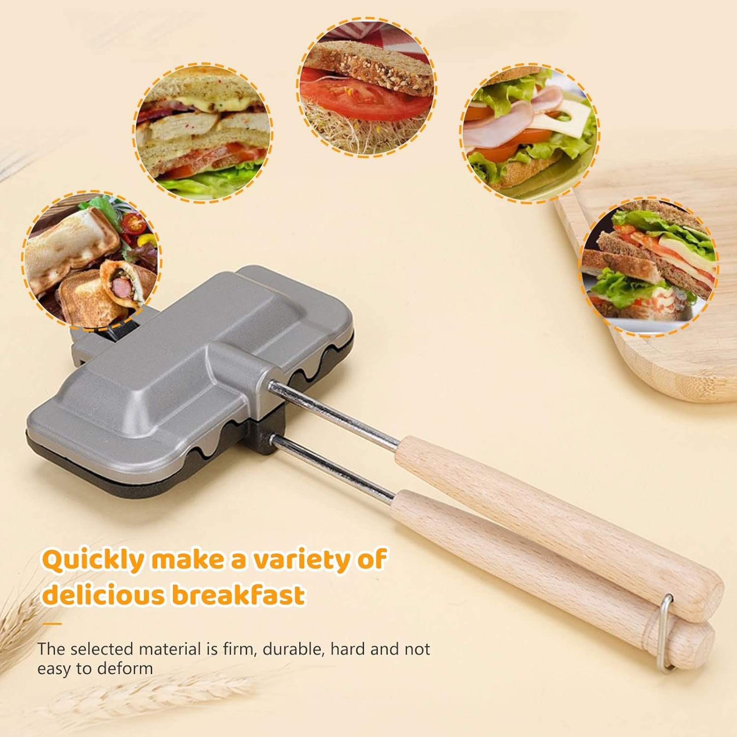 Non-Stick Sandwich Frying Pan - الصورة 3