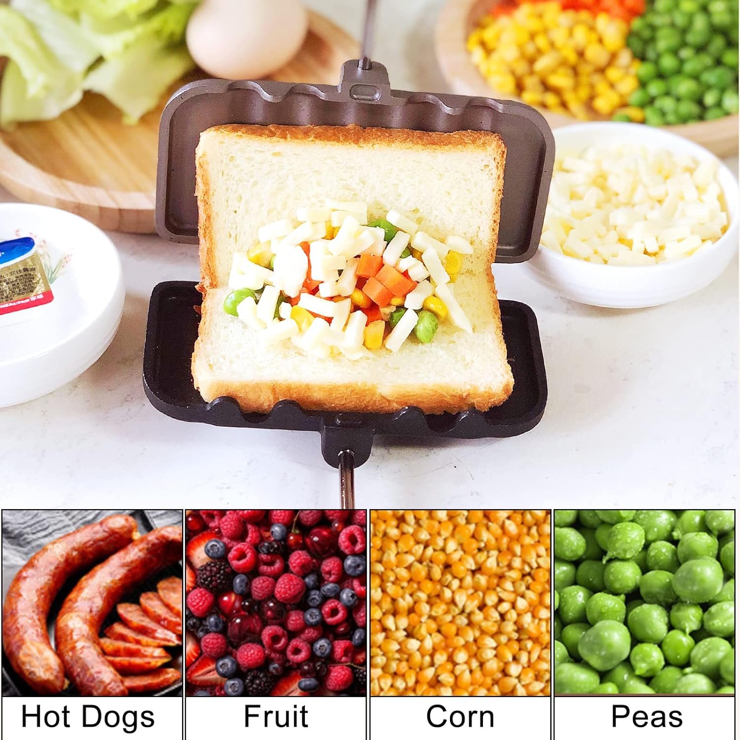 Non-Stick Sandwich Frying Pan - الصورة 2