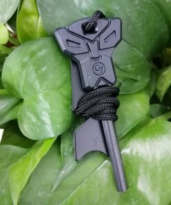 Outdoor Survival Large Solid Flint Multifunctional Fire Rod Magnesium Rod Firearm