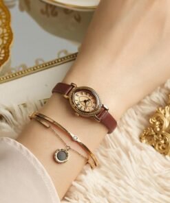 Oval Belt Quartz Movement Waterproof Compact Fashion Watch