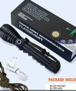 P90 LED Rechargeable Laser Flashlight