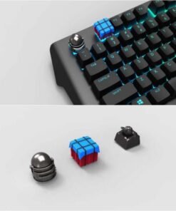 Personalized Mechanical Keyboard Single ESC Keycap 104 Key Color ABS Metal Chicken Game Keycap Satellite Shaft Cap