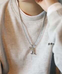 Personalized Skeleton Tyrannosaurus Rex Necklace
