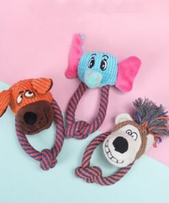 Pet Supplies Dog Cotton Rope Toys Sound Grinding Teeth Cleaning Toys