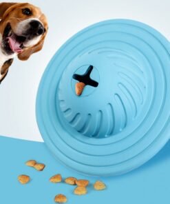 Pets Biting Toys Multi-function Leaking Device Flying Disk