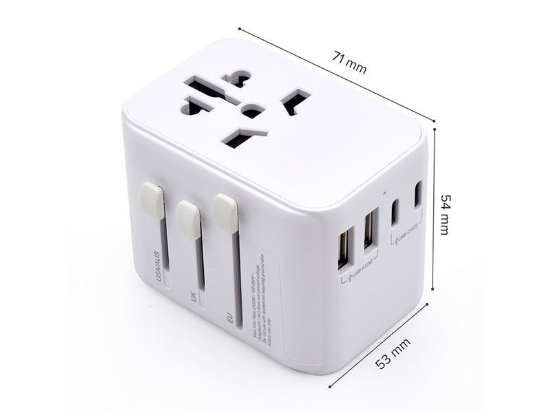 Plug Adaptor with 4 USB © - الصورة 3