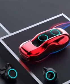 Popular Wireless Bluetooth Headset Two Ears Cross Border Private Mold TWS Customized Electroplating Car Styling 5.0