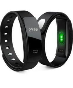 QS80 Heart Rate, Blood Oxygen Exercise Meter, Waterproofing Health Ring Intelligent Hand Ring Watch Blood Pressure