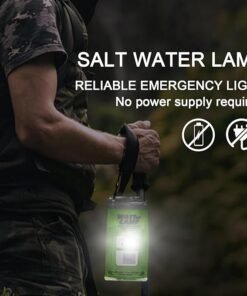 Salt and Water LED Lamp