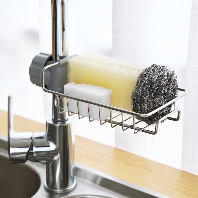 Stainless Steel Faucet Shelf - الصورة 2