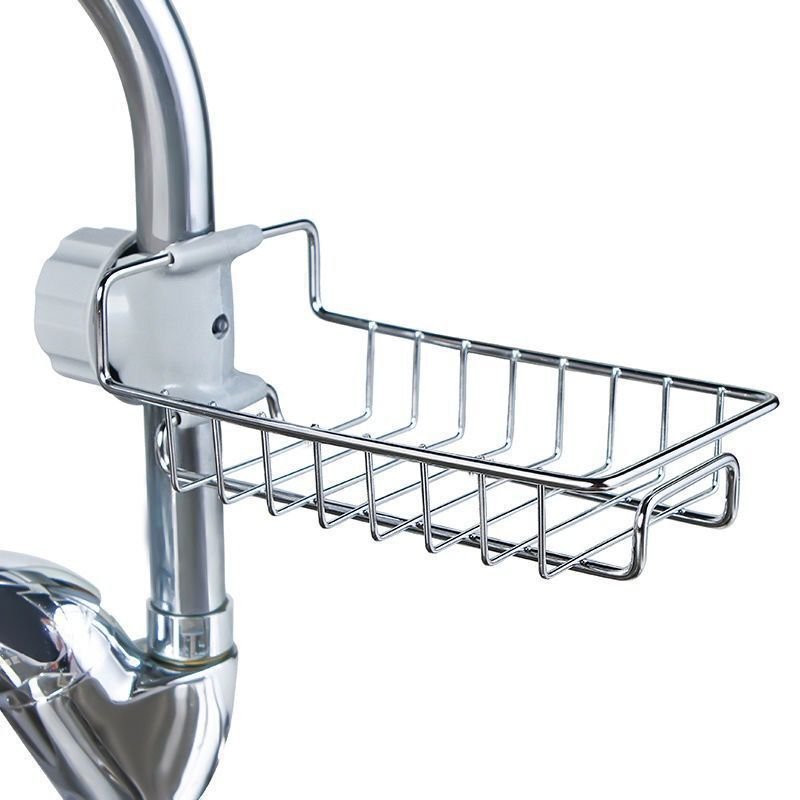 Stainless Steel Faucet Shelf - الصورة 3