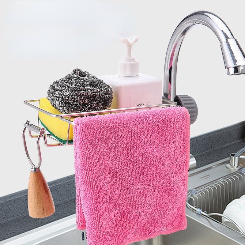 Stainless Steel Faucet Shelf - الصورة 4