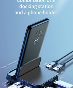 Type-C Mobile Phone Smart HUB Docking Station USB-C Charging Base HDMI Projection Converter Head